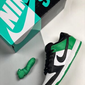 Nike SB Dunk Low Classic Green Black White For Sale