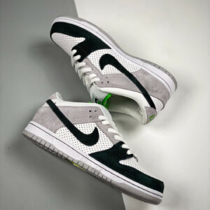 Nike SB Dunk Low Medium Grey White-Chlorophyll-Black For Sale