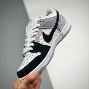 Nike SB Dunk Low Medium Grey White-Chlorophyll-Black For Sale