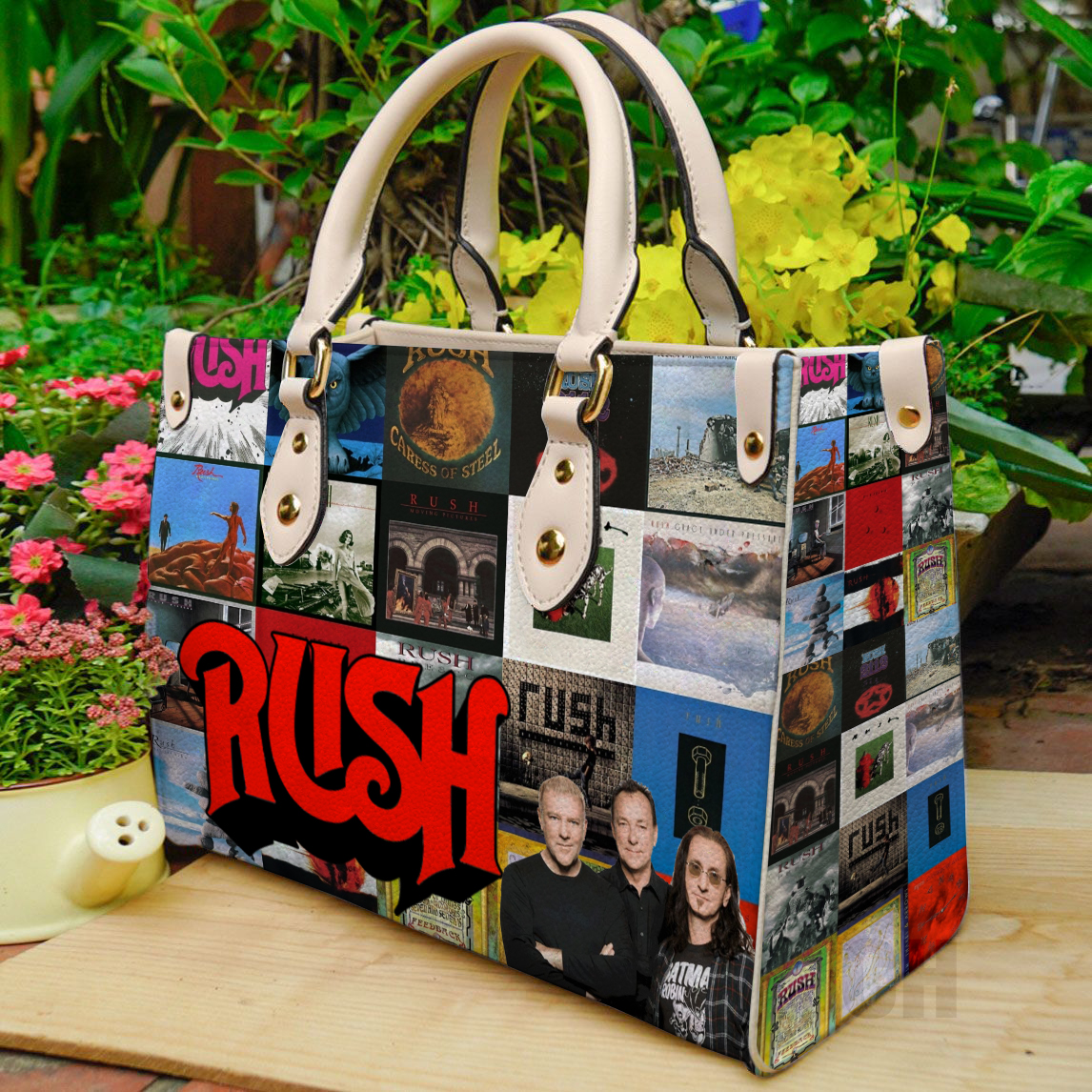 Rush Lover Band Women Leather Hand Bag