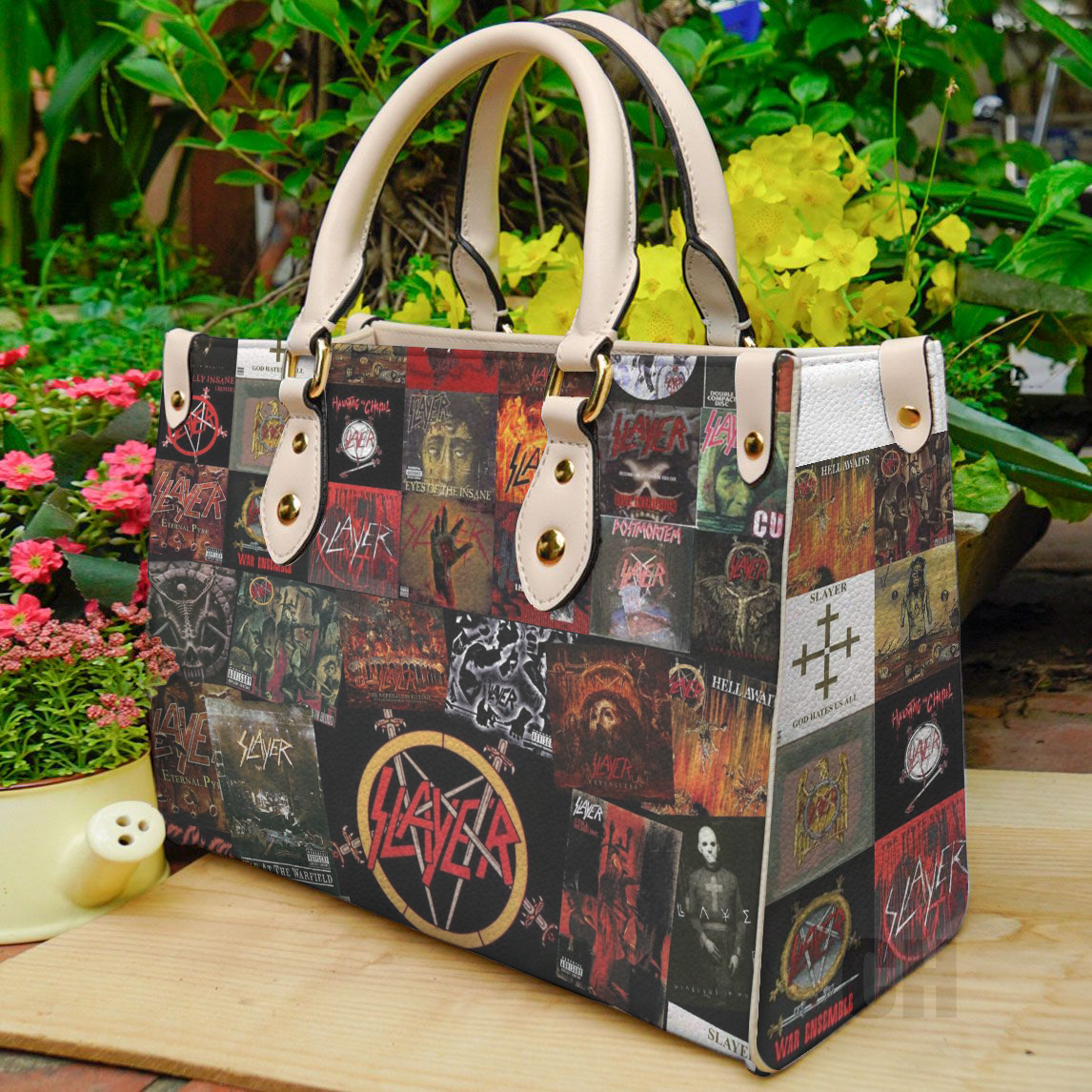 Slayer Band Women Leather Hand Bag