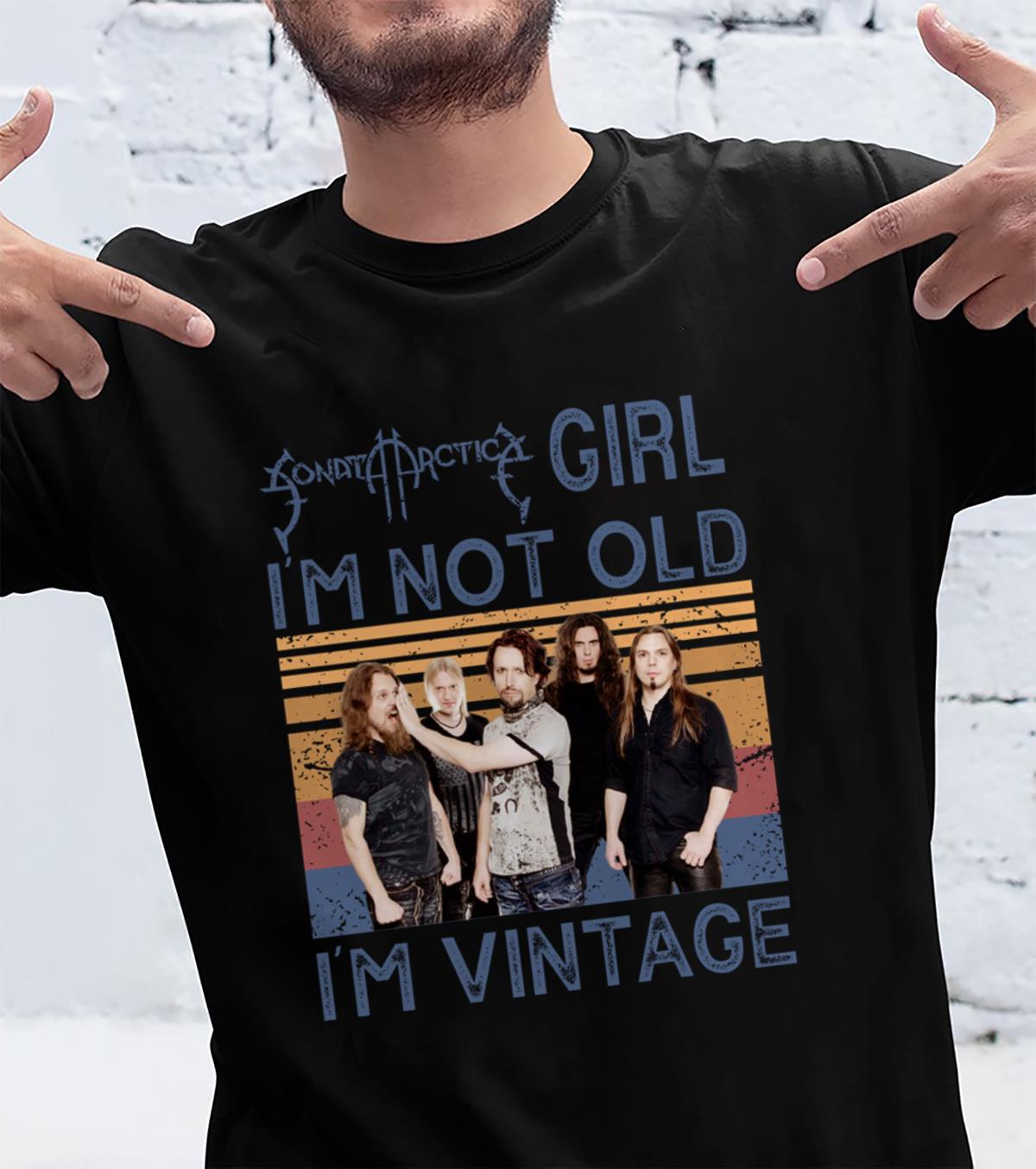 Sonata Arctica Girl Im Not Old Im Vintage T Shirt