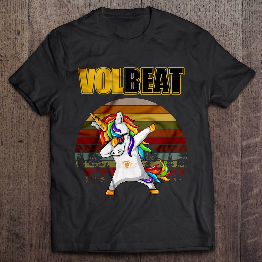 Volbeat Dabbing Unicorn Vintage Version T Shirt