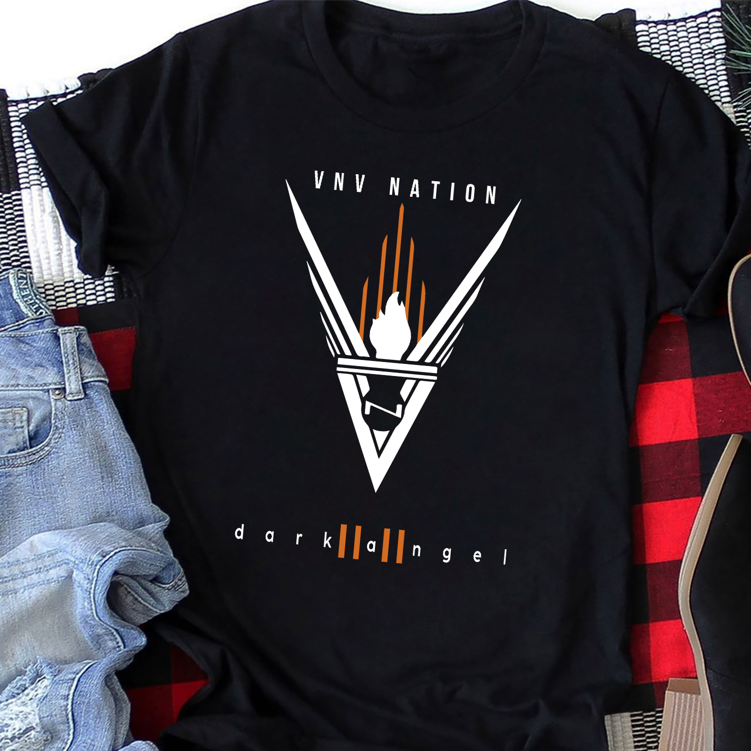 Vnv Nation Dark Angel Type 3641 T Shirt