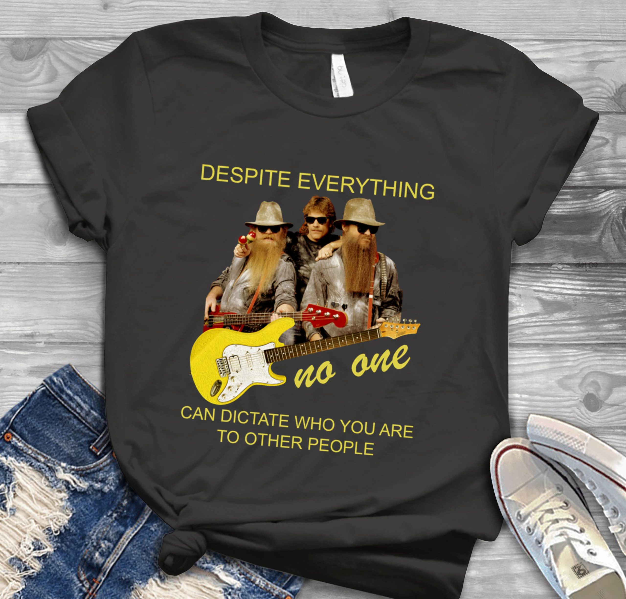 Zz Top Despite Everything Scaled T Shirt