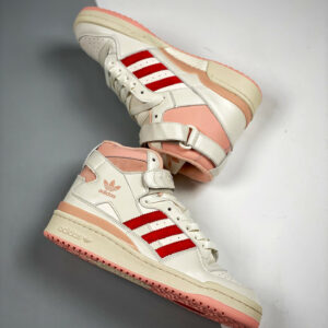 Adidas Forum 84 High Off White Pink Glow-Vivid Red For Sale