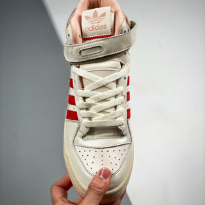 Adidas Forum 84 High Off White Pink Glow-Vivid Red For Sale