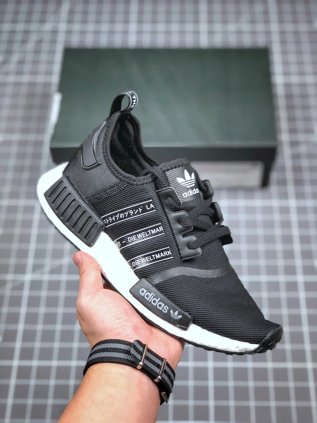 Adidas NMD R1 Black White FX1033 For Sale