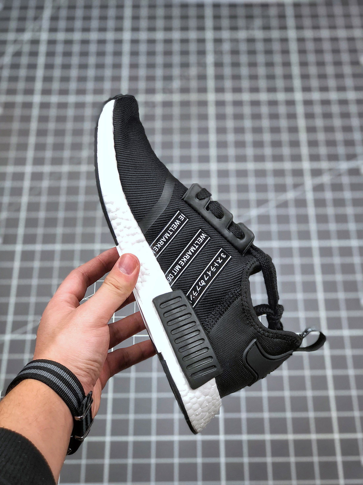 Adidas NMD R1 Black White FX1033 For Sale