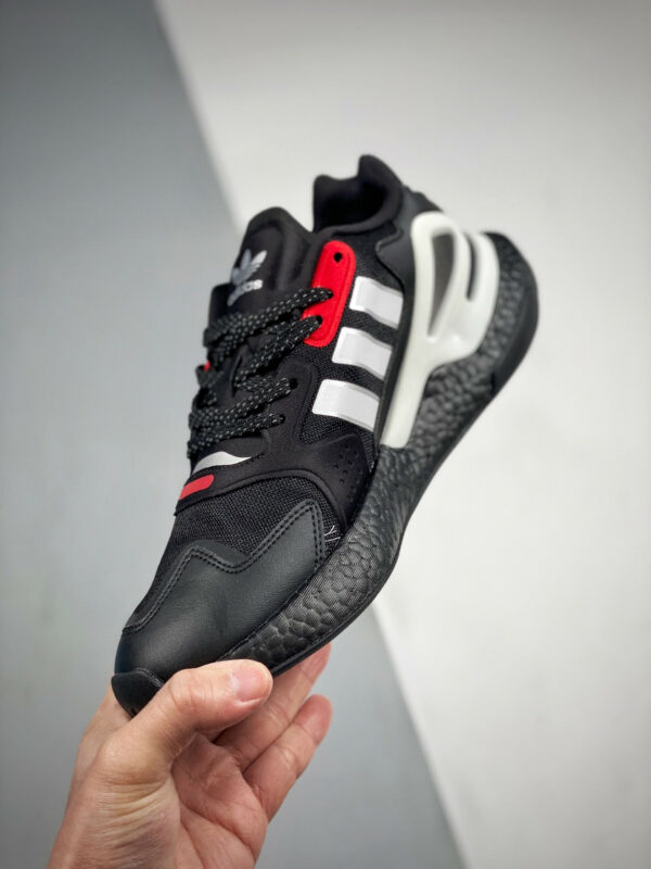 Adidas Nite Jogger Core Black Footwear White-Scarlet For Sale