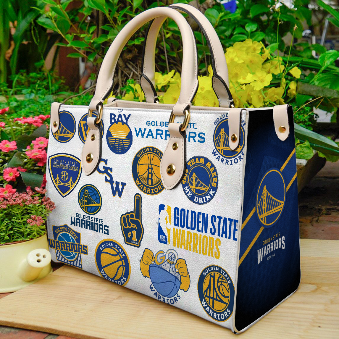 Golden State Warriors Women Leather Hand Bag