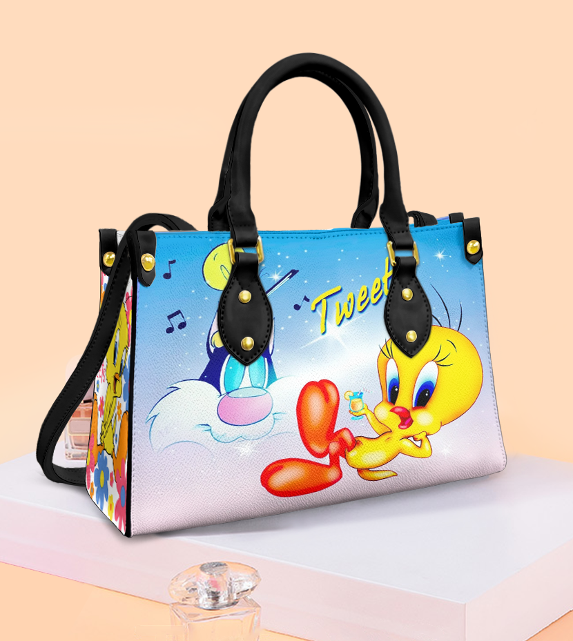 Tweety Bird 6 Women Leather Hand Bag