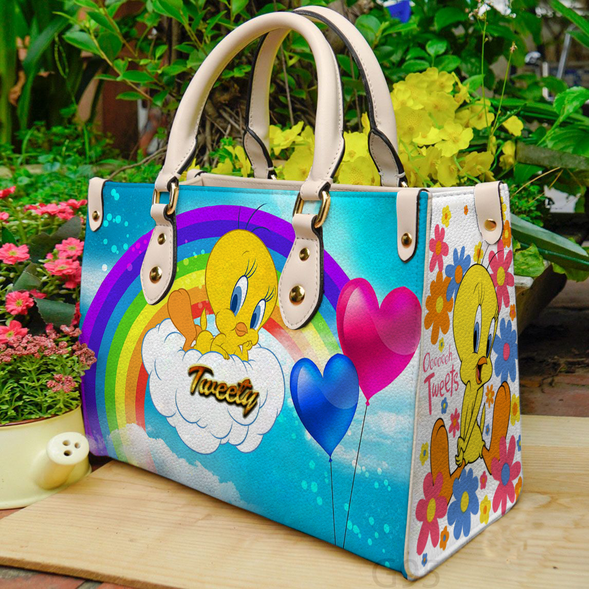 Tweety Bird Women Leather Hand Bag