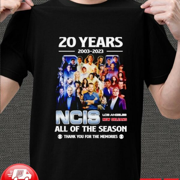 Ncis Los Angeles New Orleans All Of The Season 20 Years 2003 2023 1 T Shirt