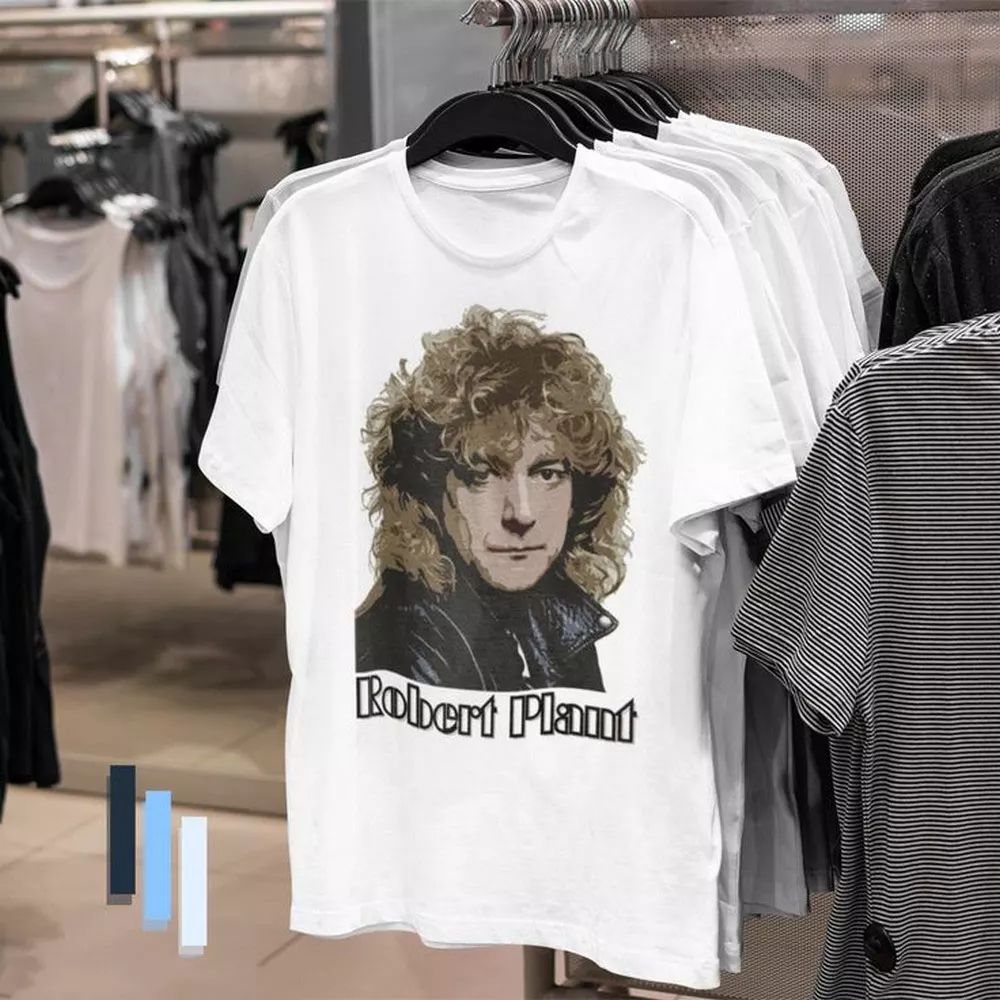 Robert Plant White Type 1976 T Shirt