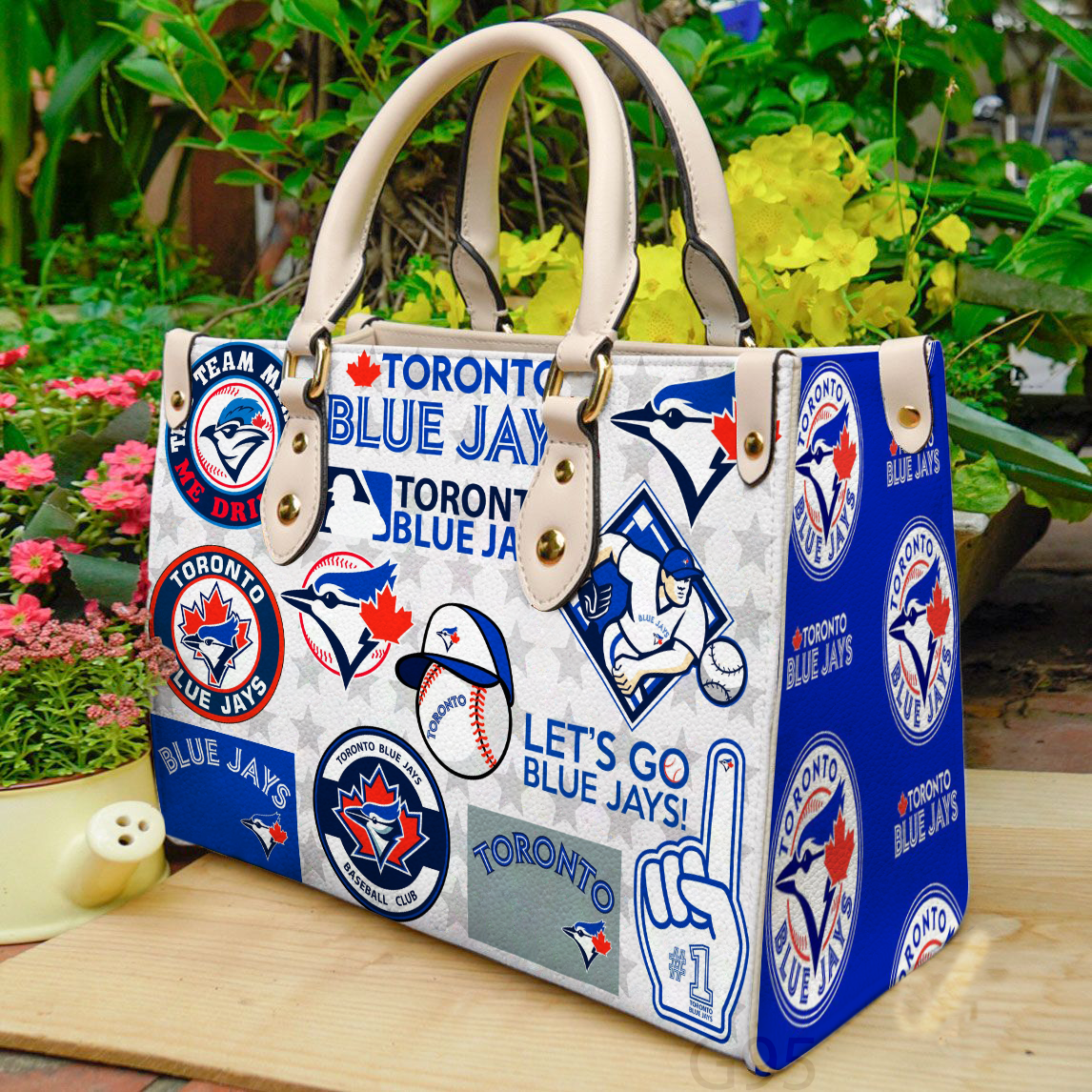 Toronto Blue Jays Women Leather Hand Bag