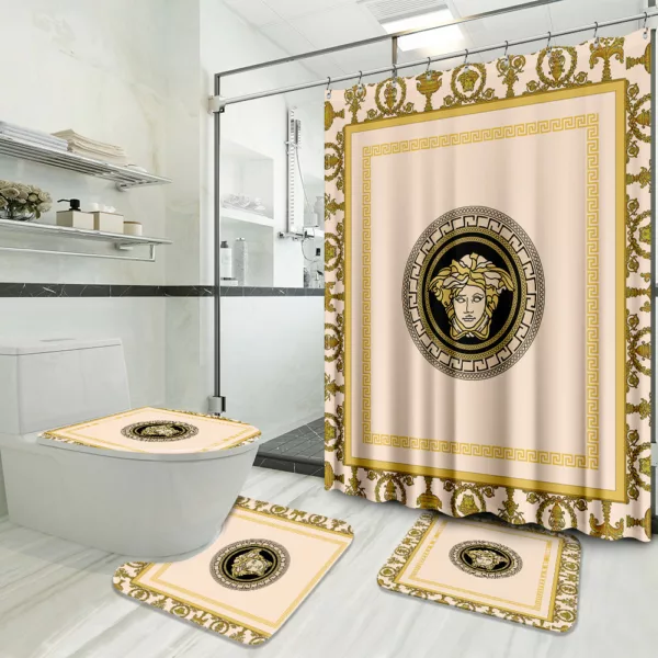 Versace New Preium Bathroom Set Home Decor Hypebeast Bath Mat Luxury Fashion Brand