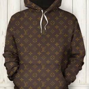 Louis Vuitton Brown Type 449 Hoodie Fashion Brand Luxury Outfit