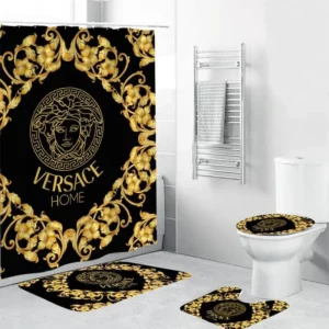 Versace Bathroom Set Home Decor Bath Mat Hypebeast Luxury Fashion Brand