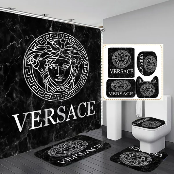 Versace Bathroom Set Bath Mat Hypebeast Luxury Fashion Brand Home Decor