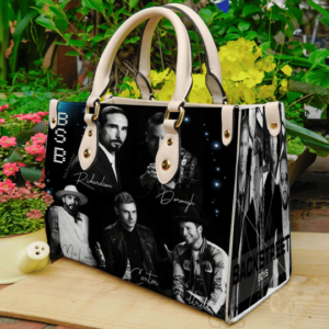 Backstreet Boys 3 Women Leather Hand Bag