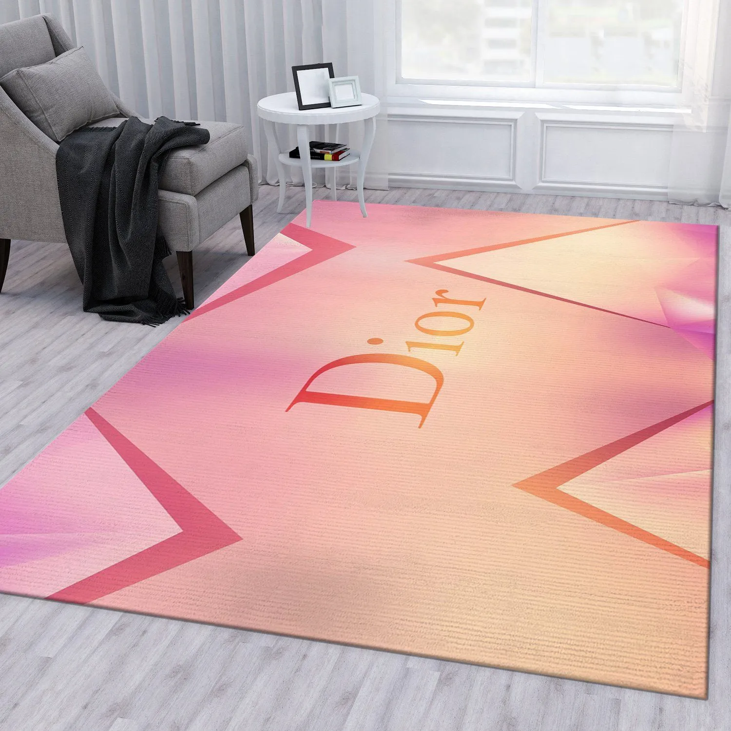 Dior Rectangle Rug Door Mat Fashion Brand Luxury Area Carpet Home Decor