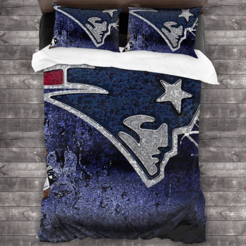 New England Patriots Logo Type 409 Bedding Sets Sporty Bedroom Home Decor