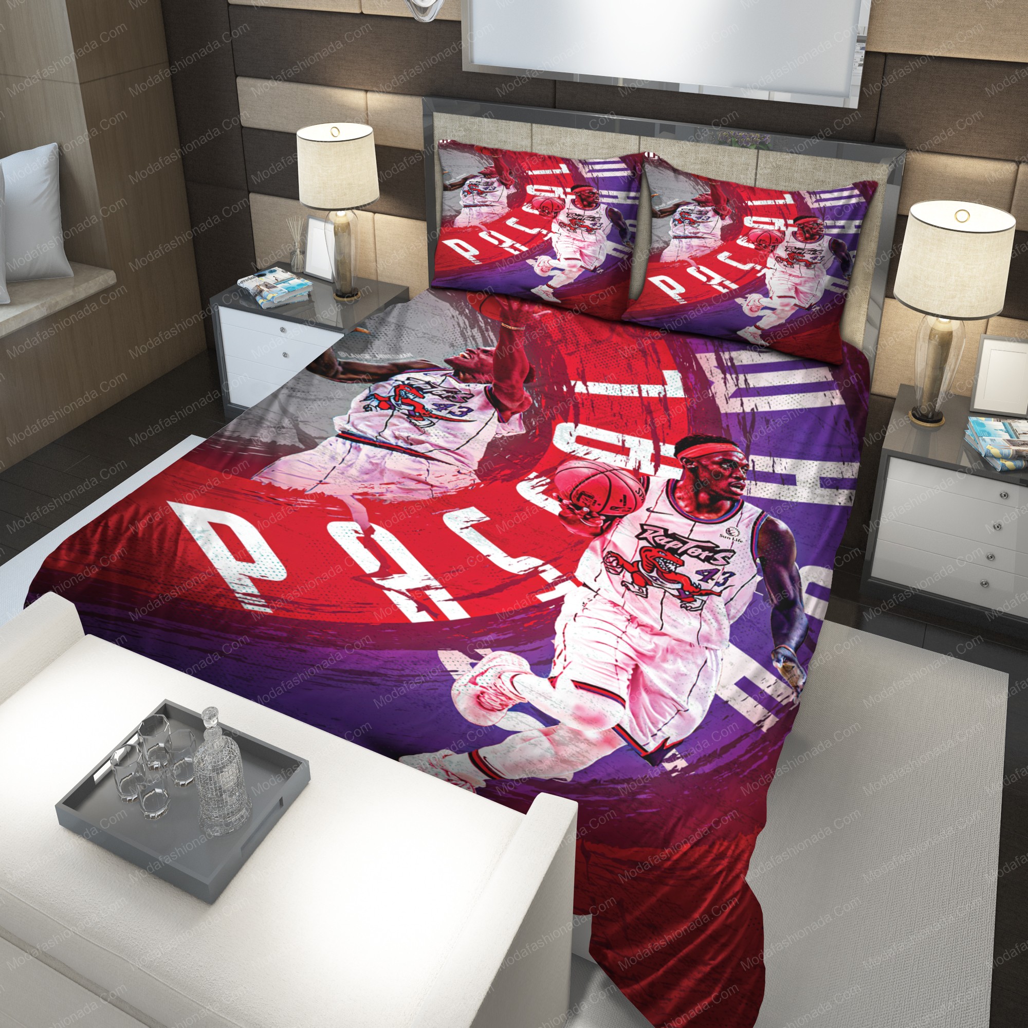 Pascal Siakam Toronto Raptors Nba 189 Logo Type 1048 Bedding Sets Sporty Bedroom Home Decor