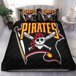 Pittsburgh Pirates Mlb 147 Logo Type 1320 Bedding Sets Sporty Bedroom Home Decor