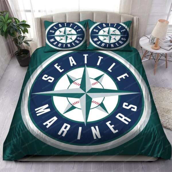 Seattle Mariners Mlb 159 Logo Type 1323 Bedding Sets Sporty Bedroom Home Decor