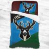 Milwaukee Bucks Logo Type 1688 Bedding Sets Sporty Bedroom Home Decor