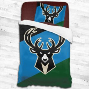 Milwaukee Bucks Logo Type 1688 Bedding Sets Sporty Bedroom Home Decor