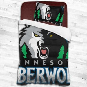Minnesota Timberwolves Logo Type 2014 Bedding Sets Sporty Bedroom Home Decor