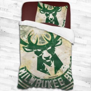 Milwaukee Bucks Logo Type 2086 Bedding Sets Sporty Bedroom Home Decor