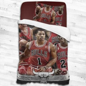 Nba Chicago Bulls Logo Type 2090 Bedding Sets Sporty Bedroom Home Decor