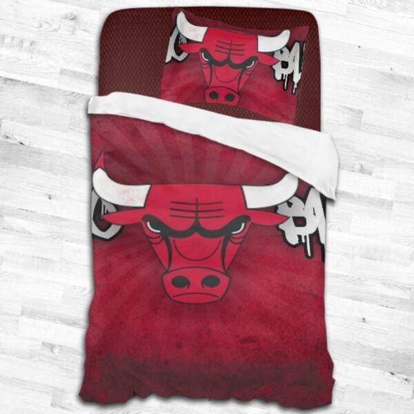 Nba Chicago Bulls Logo Type 2092 Bedding Sets Sporty Bedroom Home Decor