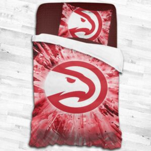 Atlanta Hawks Logo Type 2182 Bedding Sets Sporty Bedroom Home Decor