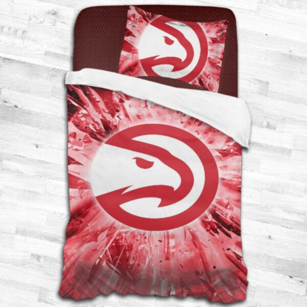 Atlanta Hawks Logo Type 2182 Bedding Sets Sporty Bedroom Home Decor
