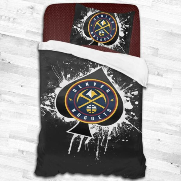 Denver Nuggets Logo Type 2193 Bedding Sets Sporty Bedroom Home Decor