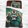 Milwaukee Bucks Logo Type 2200 Bedding Sets Sporty Bedroom Home Decor