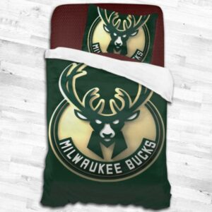 Milwaukee Bucks Logo Type 2203 Bedding Sets Sporty Bedroom Home Decor
