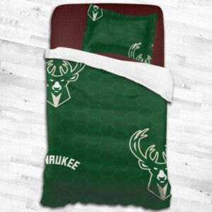Milwaukee Bucks Logo Type 2204 Bedding Sets Sporty Bedroom Home Decor