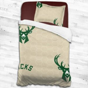 Milwaukee Bucks Logo Type 2252 Bedding Sets Sporty Bedroom Home Decor