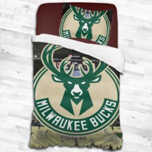 Milwaukee Bucks Logo Type 2344 Bedding Sets Sporty Bedroom Home Decor