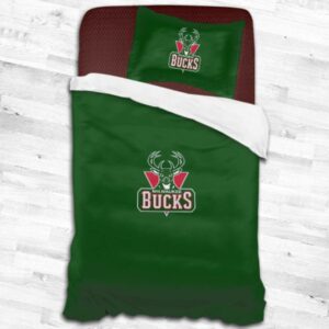 Milwaukee Bucks Logo Type 2345 Bedding Sets Sporty Bedroom Home Decor