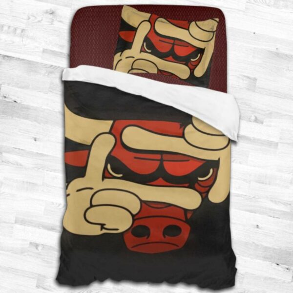 Nba Chicago Bulls Logo Type 2348 Bedding Sets Sporty Bedroom Home Decor
