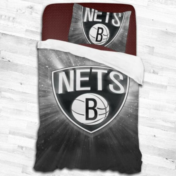 Nba Brooklyn Nets Logo Type 2349 Bedding Sets Sporty Bedroom Home Decor