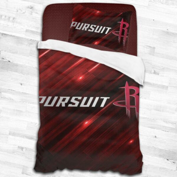 Nba Houston Rockets Logo Type 2350 Bedding Sets Sporty Bedroom Home Decor