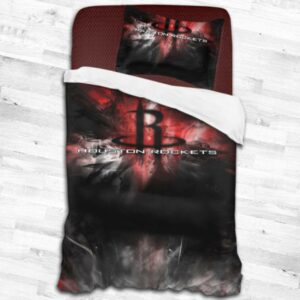 Nba Houston Rockets Logo Type 2352 Bedding Sets Sporty Bedroom Home Decor