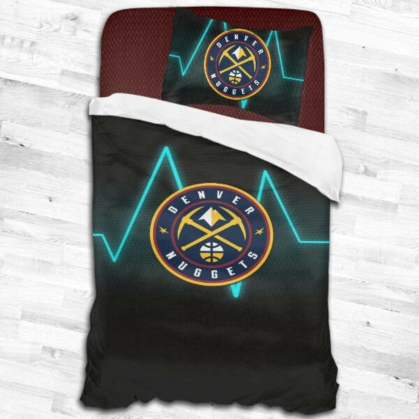 Nba Denver Nuggets Logo Type 2354 Bedding Sets Sporty Bedroom Home Decor